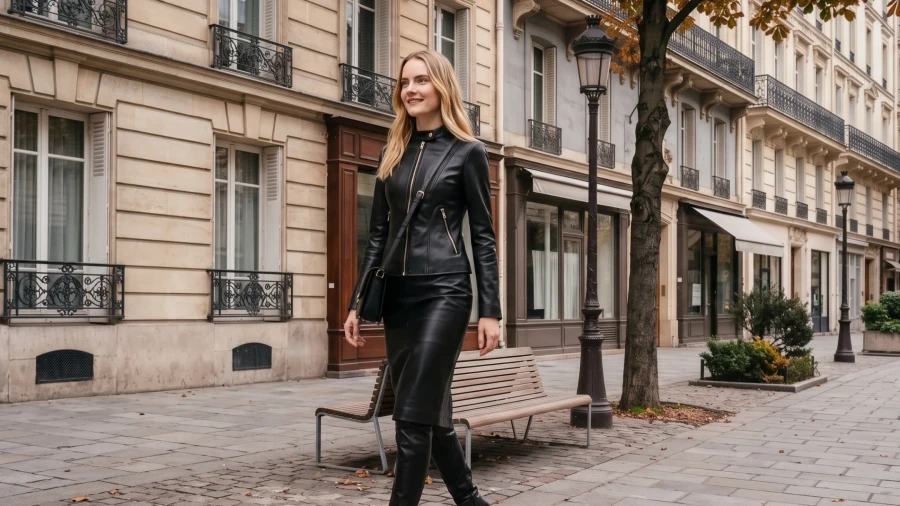 Autumn in Black Leather - Image 6