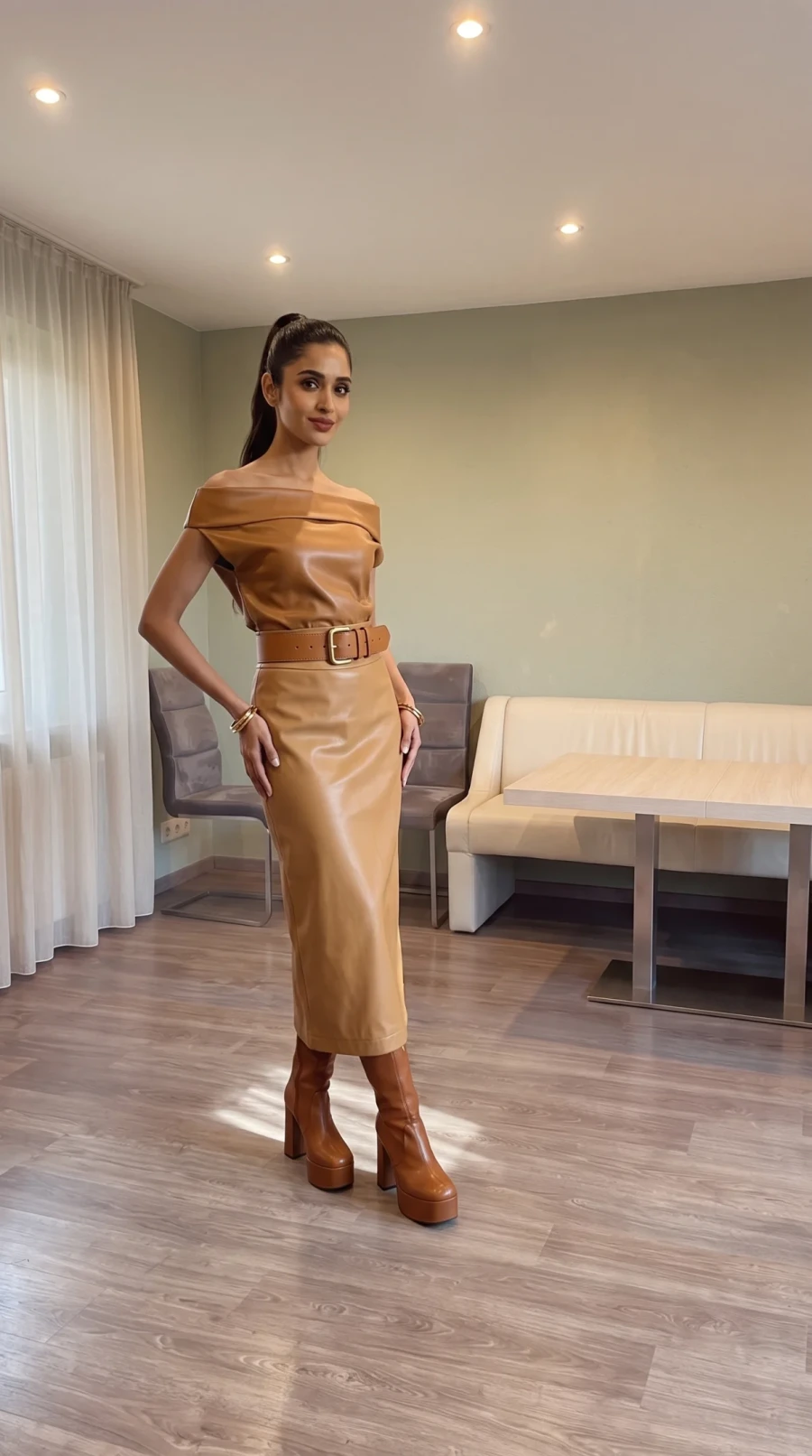 Brown Leather, Three Autumn Styles - Image 2