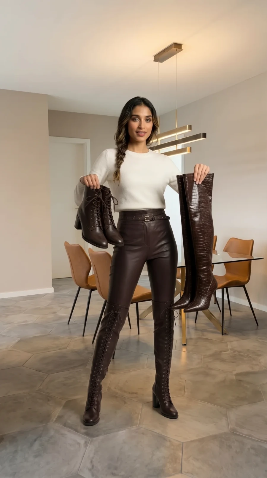 Brown Leather, Three Ways - Image 1